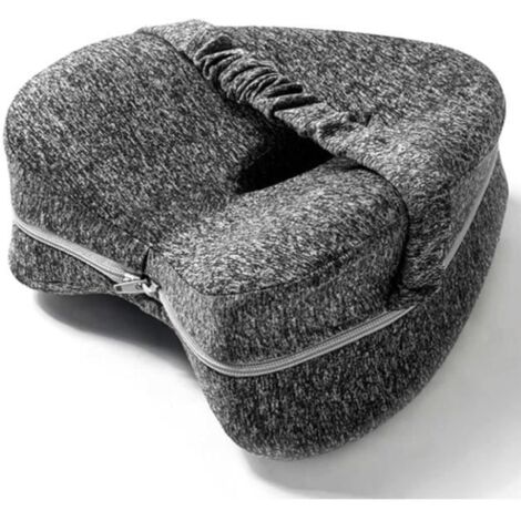 Coussin d'entrejambe . Coussin Entre Jambes pour Dormir.Coussin Genoux Nuit. Oreiller viscoélastique. Oreiller pour Sommeil latéral.