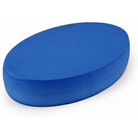Coussin d'équilibre ovale en mousse, coussin stable pour exercices de fitness, planche d'entraînement de gymnastique portable, planche d'entraînement d'équilibre antidérapante