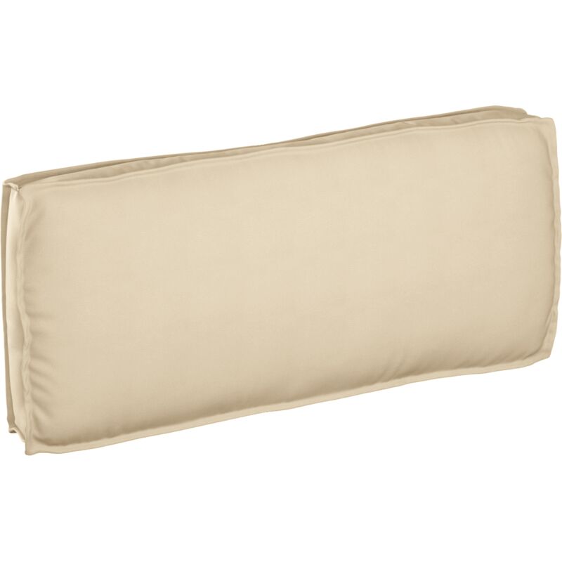 Coussin de palette pour siège/dossier Beige 120x50x12 cm en tissu Oxford Vidaxl