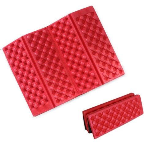 Coussin d'extérieur - Rouge - Pliable - Résistant aux intempéries - Rectangulaire