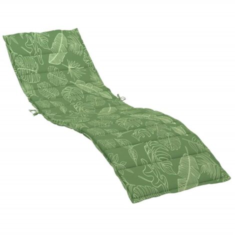 Coussin d'extérieur，Coussin de chaise longue motif de feuilles tissu oxford CFW735509