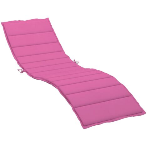 Coussin d'extérieur，Coussin de chaise longue rose tissu oxford CFW858147