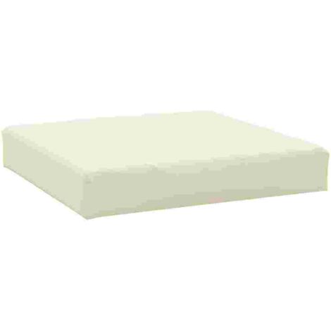 Coussin d'extérieur，Coussin de palette crème 60x60x9,5 cm tissu oxford CFW212872