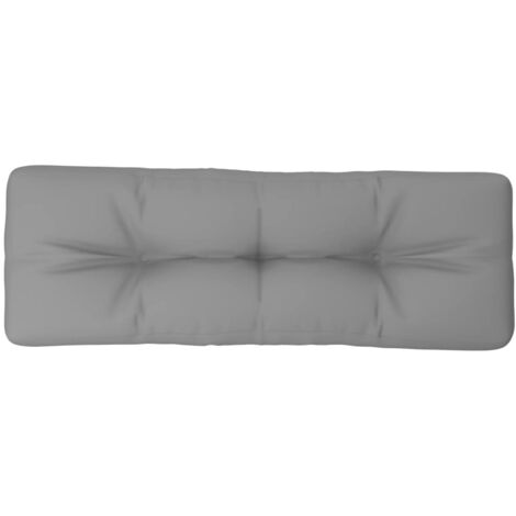 Coussin d'extérieur,Coussin de palette gris 120x40x12 cm tissu CFW492492