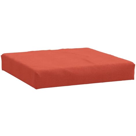 Coussin d'extérieur，Coussin de palette rouge mélangé 60x60x9,5 cm tissu CFW197339