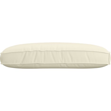Coussin d'extérieur，Coussin pour assise de palette Crème 120 x 80 x 12 cm CFW117684