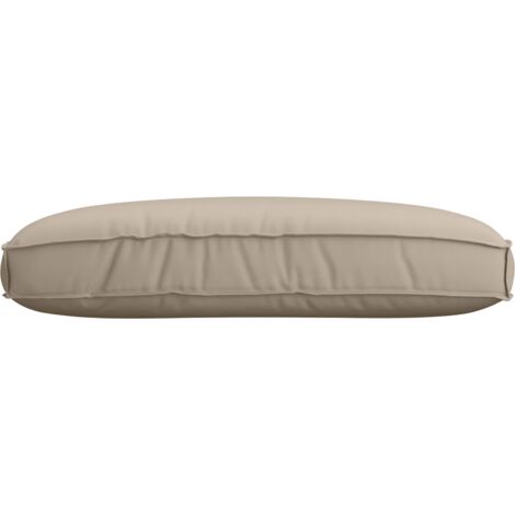 Coussin d'extérieur，Coussin pour assise de palette Taupe 120 x 80 x 12 cm CFW293028