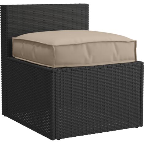 Coussin d'extérieur，Coussin pour assise de palette Taupe 60 x 60 x 12 cm CFW297701