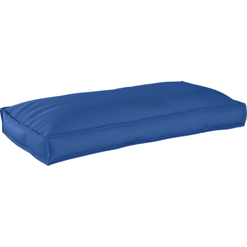 Coussin d'extérieur，Coussin pour assise / dossier de palette avec oreiller Bleu royal CFW166254