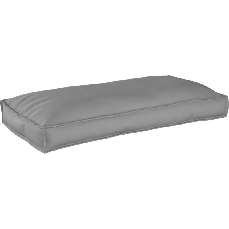 Coussin d'extérieur，Coussin pour assise / dossier de palette Gris 120 x 60 x 12 cm CFW441235