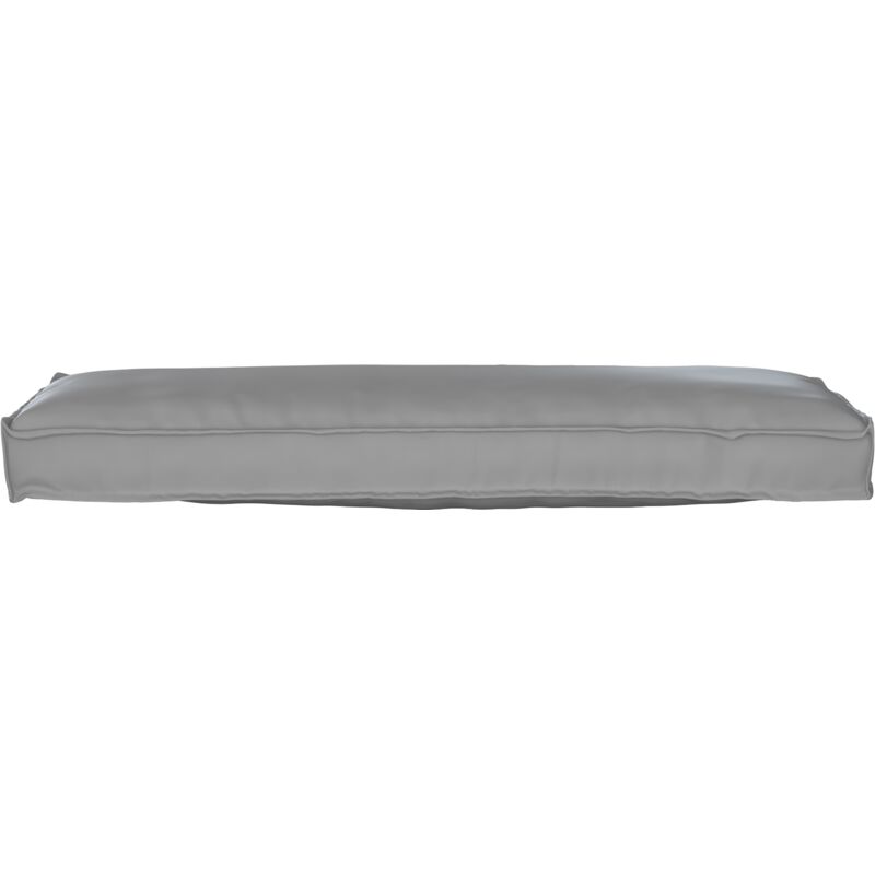 Coussin d'extérieur，Coussin pour banc de palette Gris 120 x 40 x 8 cm Tissu Oxford CFW152187