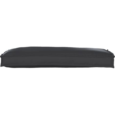 Coussin d'extérieur，Coussin pour banc de palette Noir 100 x 40 x 8 cm Tissu Oxford CFW600397