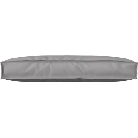 Coussin d'extérieur，Coussin pour dossier de palette Gris 80 x 40 x 12 cm CFW808248