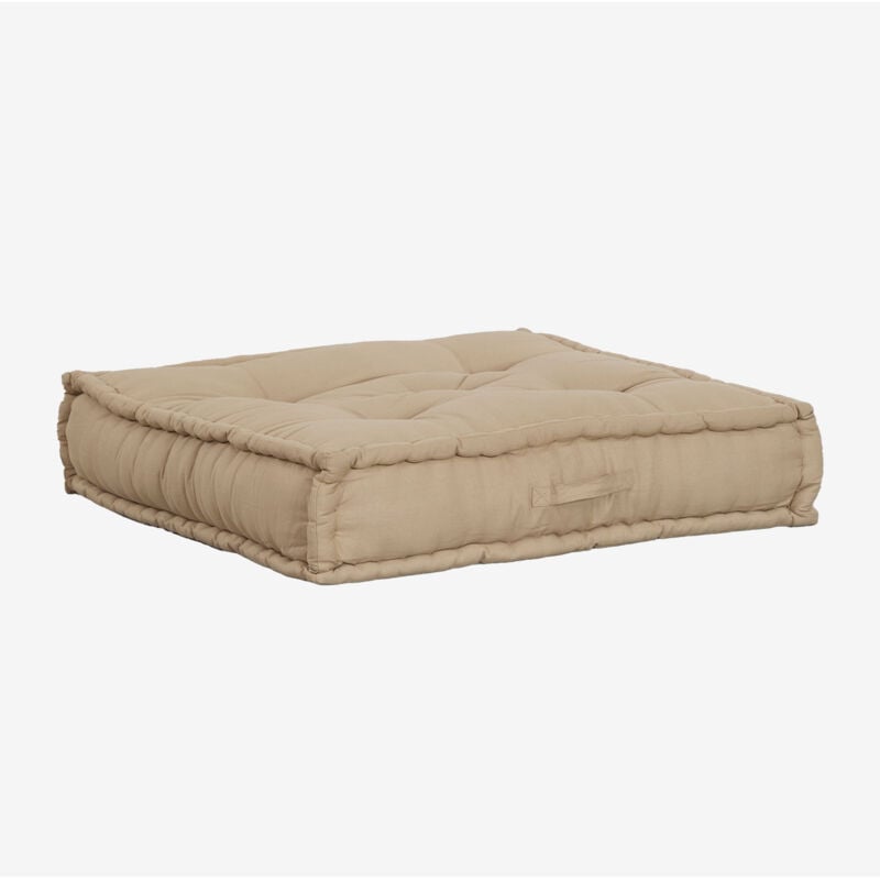 Sklum - Coussin de Canapé Modulable en Coton Dhel Beige Semoline