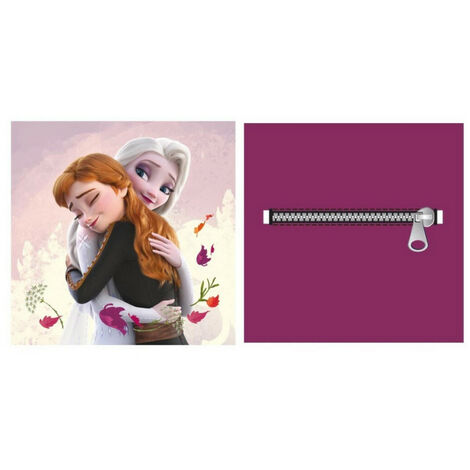 Coussin Disney La Reine des Neiges avec poche 40x40 cm