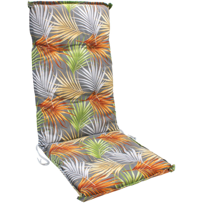 Coussin dossier haut - Feuilles de palmier