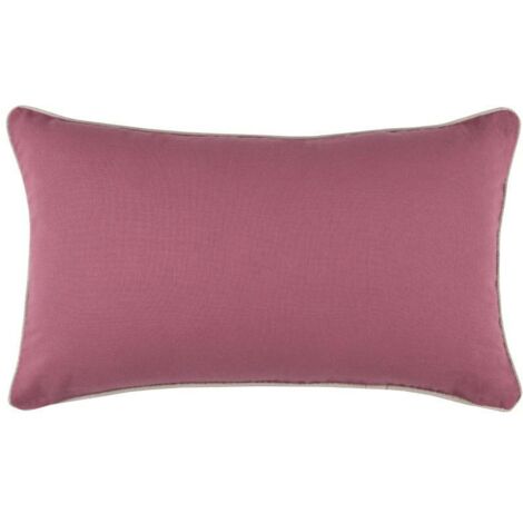 Coussin DUO 30x50 violet beige clair