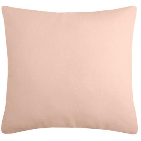 Coussin DUO 40x40 rose poudré