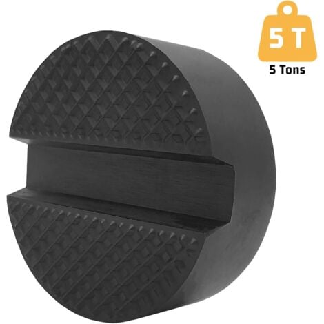 Coussin en caoutchouc de Jack Trolley Cric, coussin en caoutchouc universel pour crics et plates-formes élévatrices