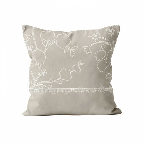 Coussin en coton 40x40 cm ROMANCE, par Soleil d'Ocre
