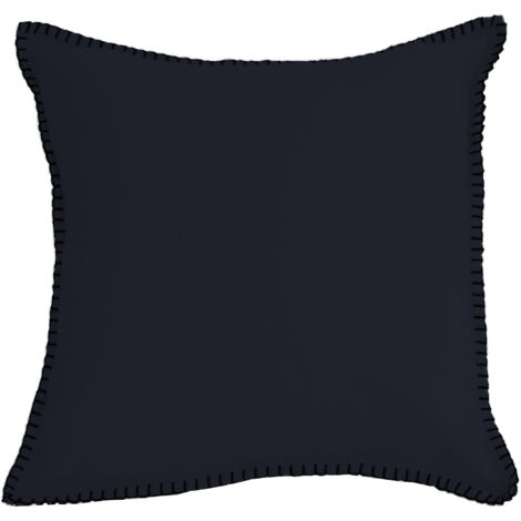 Coussin en coton lavé 40x40 cm SPIRIT orage, par Soleil d'Ocre