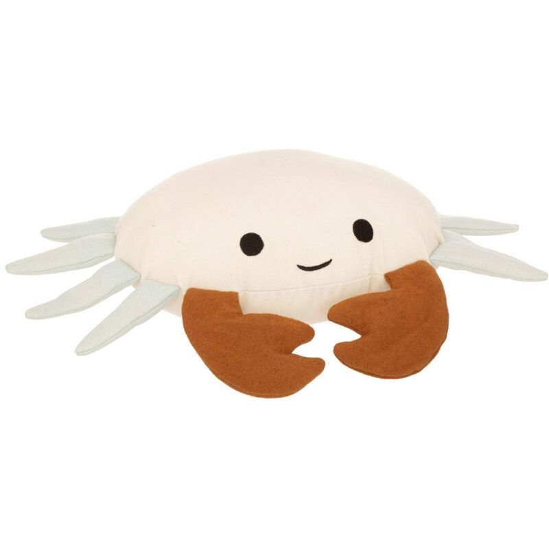 Atmosphera - Coussin Enfant en Forme de Crabe Ecru 28x35 cm – Créateur d'Intérieur