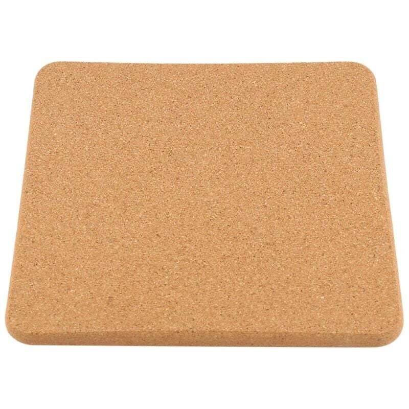 Coussin en LièGe Carré éPais Haute Densité pour Plats Chauds, Sous-Verre Multifonction RéSistant à la Chaleur de 8 Pouces, Coussins Chauds