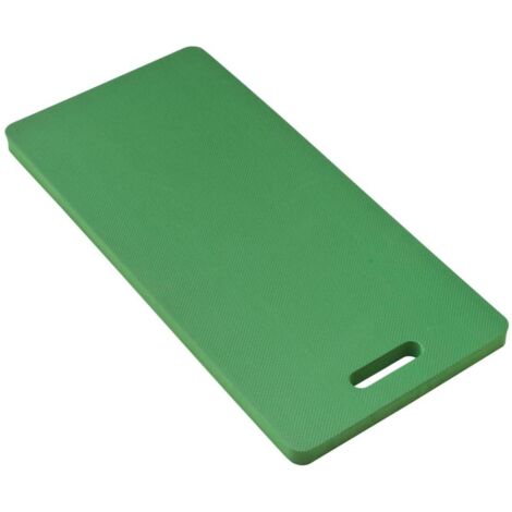 Coussin en mousse taille XL, protège-genoux, coloris vert - 80 x 38 x 3 cm - Nature