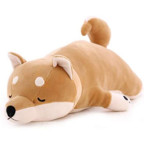 Coussin en peluche chien de 70 cm (27,5 pouces) - Oreiller câlin pour un sommeil confortable et doux