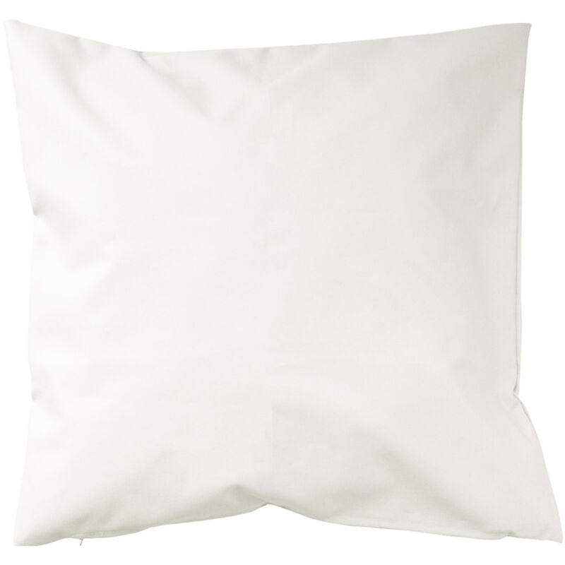 Coussin extérieur imperméable et déhoussable Blanc 70x70 cm