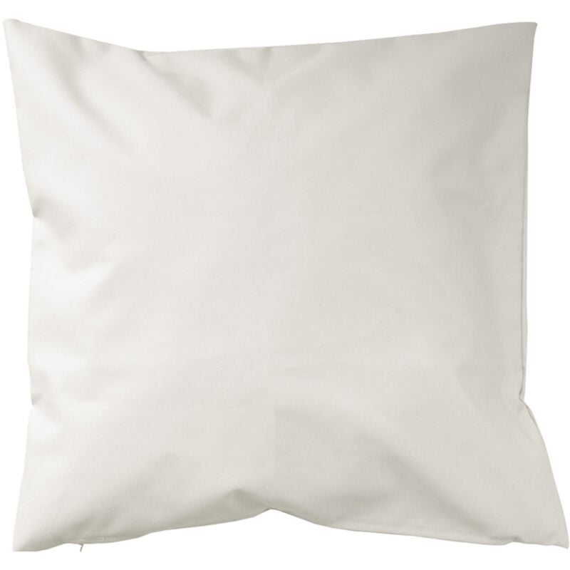 Coussin extérieur imperméable et déhoussable Ecru 70x70 cm
