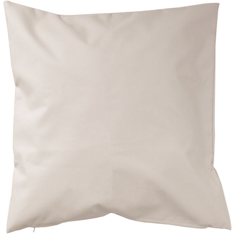 Coussin extérieur imperméable et déhoussable Beige 70x70 cm