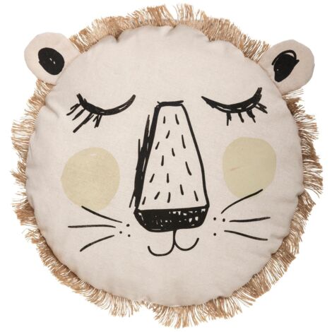 Coussin enfant lion
