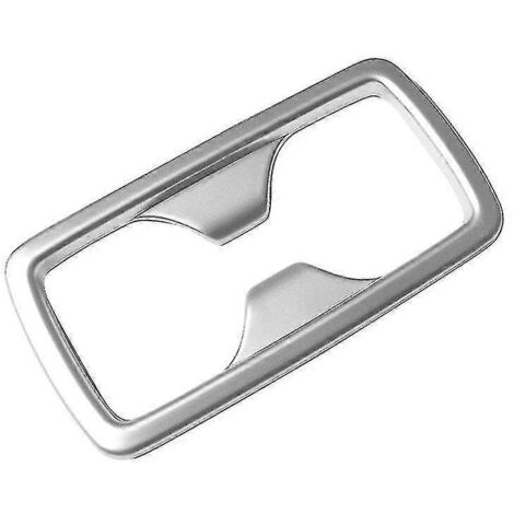 Coussin et support pour porte-gobelet d'accoudoir central arrière ABS pour Toyota Rav4 XA50 2019-2023 (accessoires Rav4) - Argent