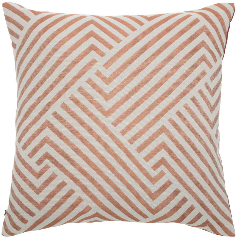 Coussin de jardin jacquard geo, 40 x 40 cm