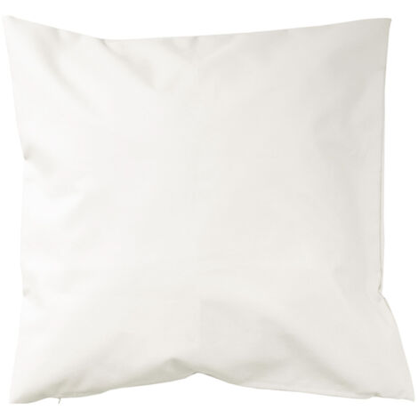Coussin extérieur imperméable et déhoussable Blanc 40x40 cm
