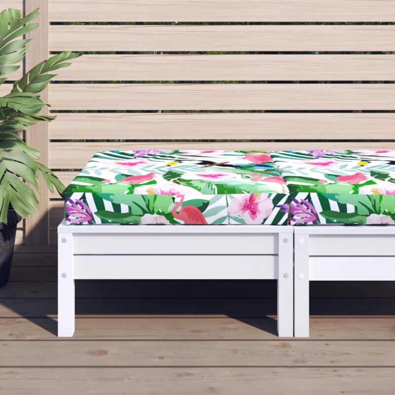 Coussin extérieur,Coussin de palette multicolore 60x60x8 cm tissu oxford CFW71024