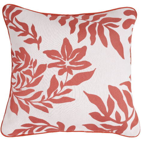 Coussin Feuillage Style Henri Matisse Orange 45x45 cm