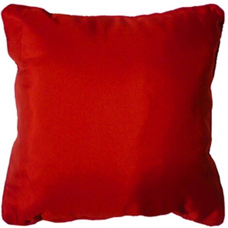 Coussin finition Passepoil - 60 x 60 cm - Rouge - Livraison gratuite
