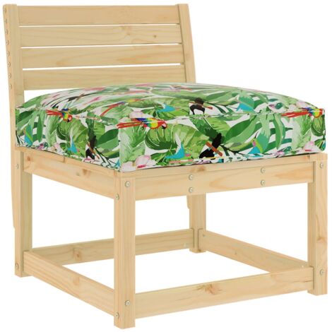 Coussin Floral Multicolore 70 x 70 x 12 cm Tissu Oxford