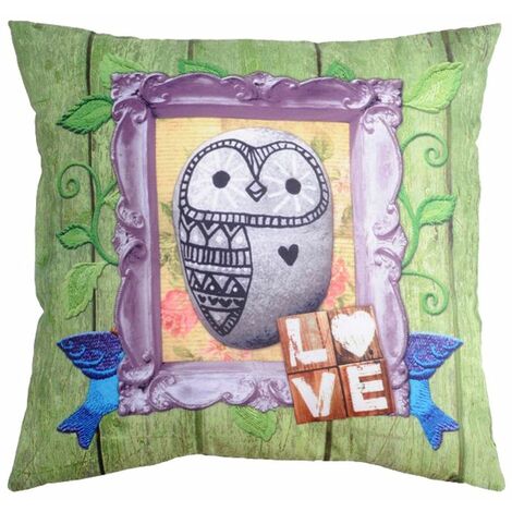 Coussin garni Thème Hibou