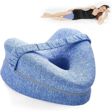 Coussin genoux nuit orthopédique, usage entre jambes, soutien hanches/dos/jambes/genoux