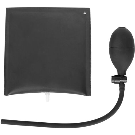 Coussin gonflable de positionnement pour porte et fenêtre, installation rapide, noir.