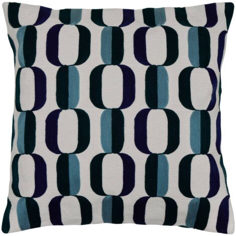 Coussin Hary bleu 45x45cm - Atmosphera créateur d'intérieur