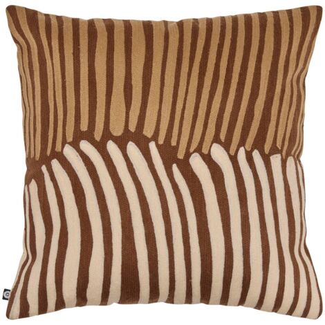 Coussin Hary marron 45x45cm - Atmosphera créateur d'intérieur
