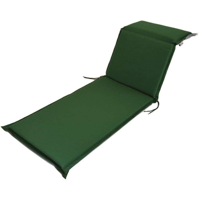 Salone Srl - coussin housse amovible avec volant zippo vert pour lit