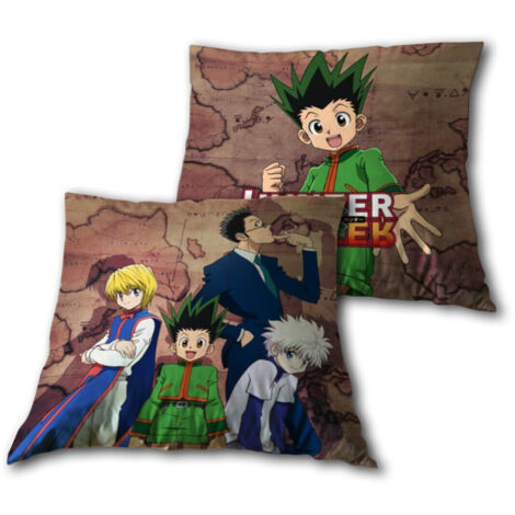 Coussin Hunter x Hunter - 4 personnages - 35x35 cm