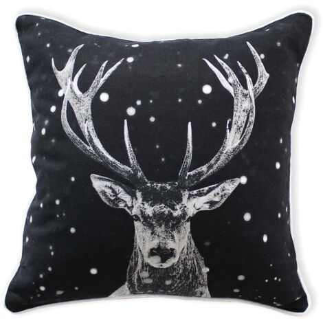 Coussin imprimé cerf EPICÉA