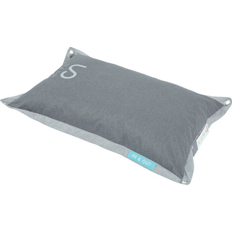 Coussin IN & OUT  75 x 55 x16 cm couleur gris pour chien - zolux