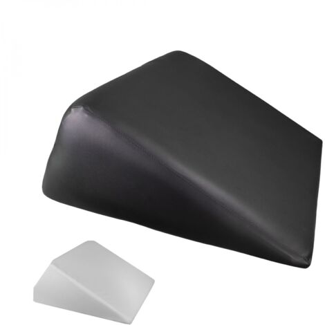 Coussin incliné cale dos ou jambes triangulaire - Noir - Vivezen
